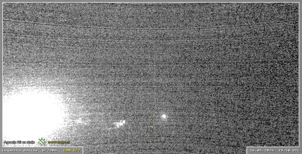 Spletna kamera Logarska dolina 730 m - pogled proti severu