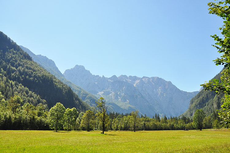 View of the Kamnik-Savinja Alps